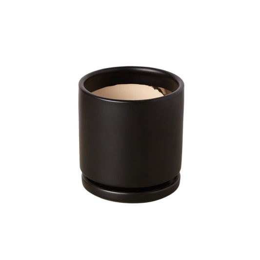 Cylinder Pot (Black or White) - 4"